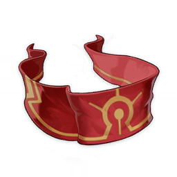 Rich Red Brocade