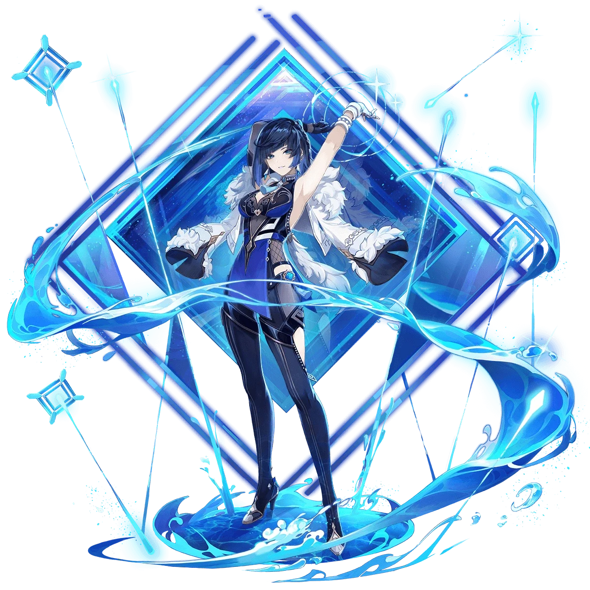 Yelan Wish Artwork